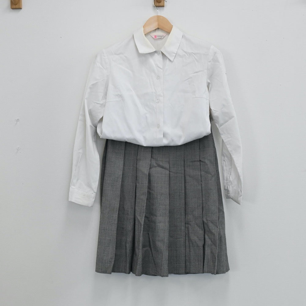 【中古】宮崎県 富島高等学校 女子制服 5点（ブレザー・シャツ・ベスト・スカート）sf004583