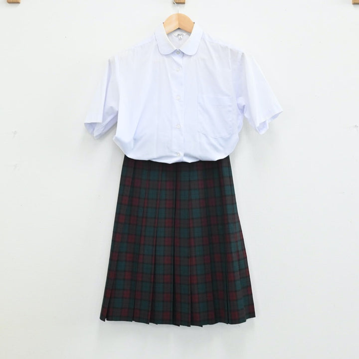 中古制服】茨城県 江戸川学園取手中学校 女子制服 4点（シャツ・ニットベスト・スカート）sf004618【リサイクル学生服】 | 中古制服通販パレイド