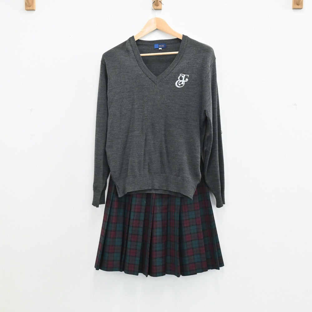 中古制服】茨城県 江戸川学園取手中学校 女子制服 7点（ブレザー・シャツ・ニット・スカート）sf004619【リサイクル学生服】 | 中古制服 通販パレイド