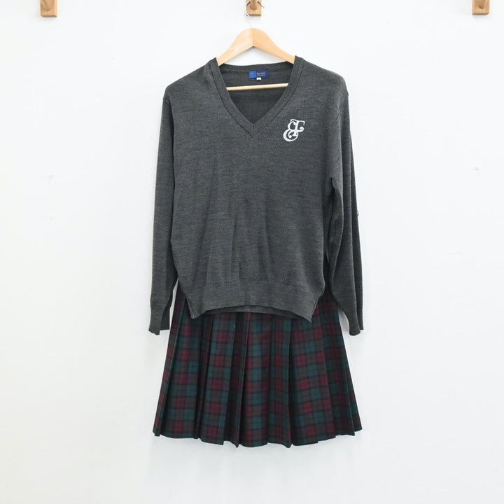 中古制服】茨城県 江戸川学園取手中学校 女子制服 7点（ブレザー・シャツ・ニット・スカート）sf004619【リサイクル学生服】 | 中古制服 通販パレイド