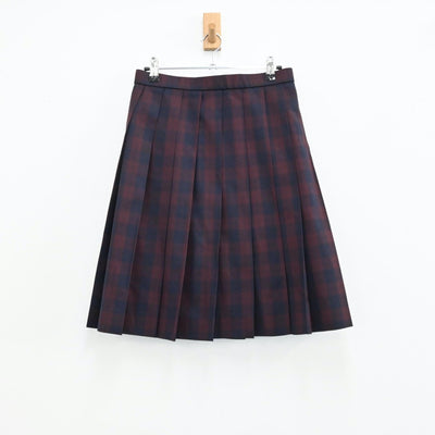 【中古】岡山県 就実中学校 女子制服 2点（セーラー服・スカート）sf004630