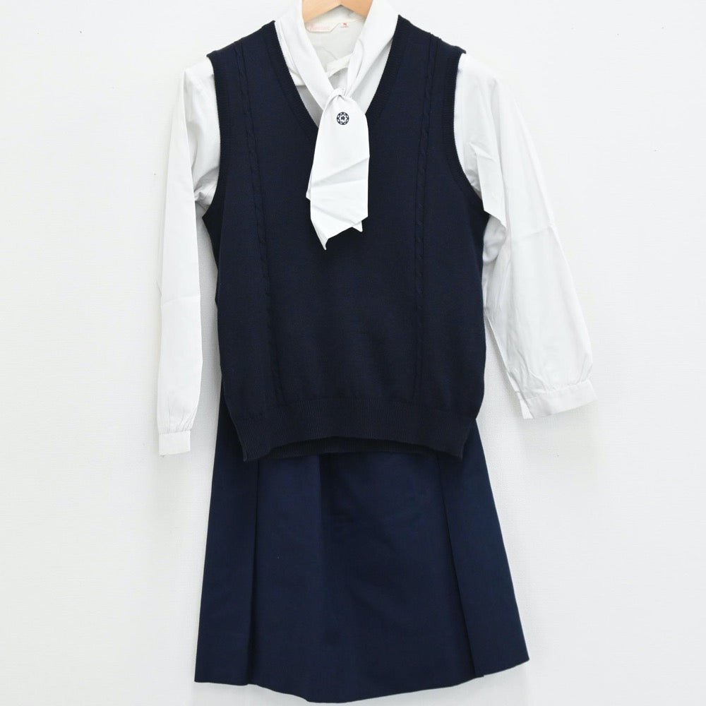 中古制服】青森県 青森明の星高等学校 (八戸聖ウルスラ学院高等学校) 女子制服  4点（ブレザー・シャツ・ニットベスト・スカート）sf004661【リサイクル学生服】 | 中古制服通販パレイド