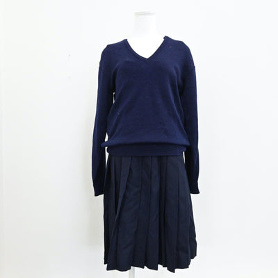 【中古】東京都 和洋九段女子中学高等学校 女子制服 4点（ブレザー・ニット・ジャンパースカート）sf004671