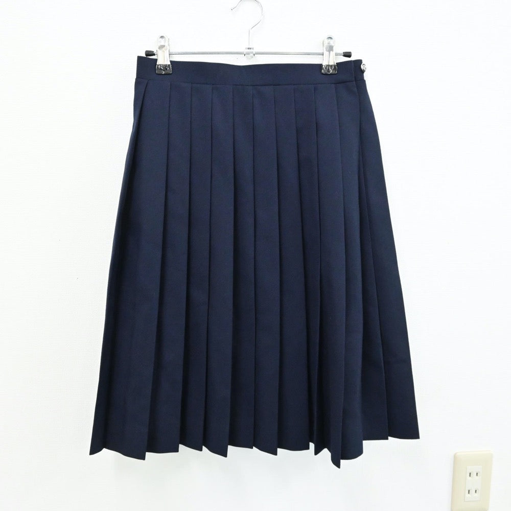 【中古】埼玉県 さいたま市立与野東中学校 女子制服 4点（ブレザー・ベスト・スカート）sf004673