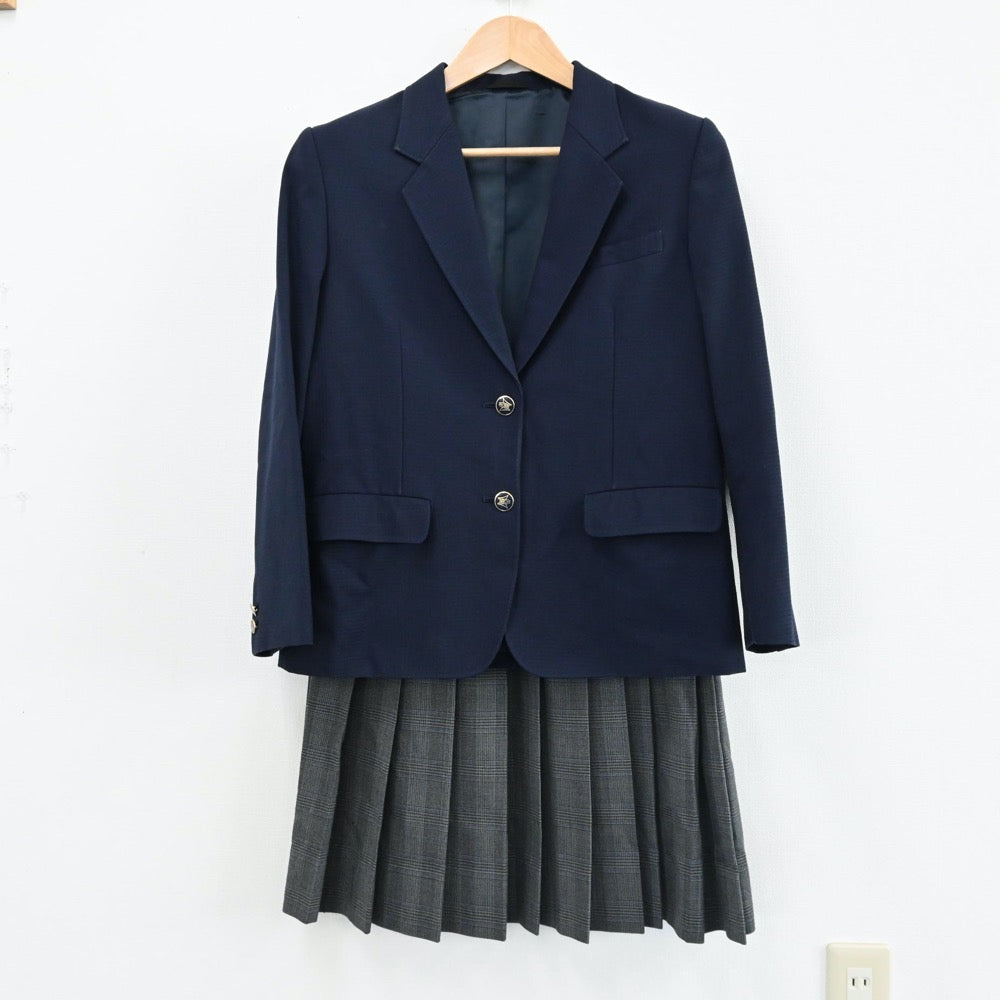 【中古】千葉県 船橋市立七林中学校 女子制服 3点（ブレザー・ベスト・スカート）sf004678