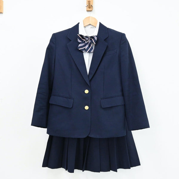 【中古】山口県 山口県立光丘高等学校 女子制服 4点（ブレザー・シャツ・スカート）sf004681