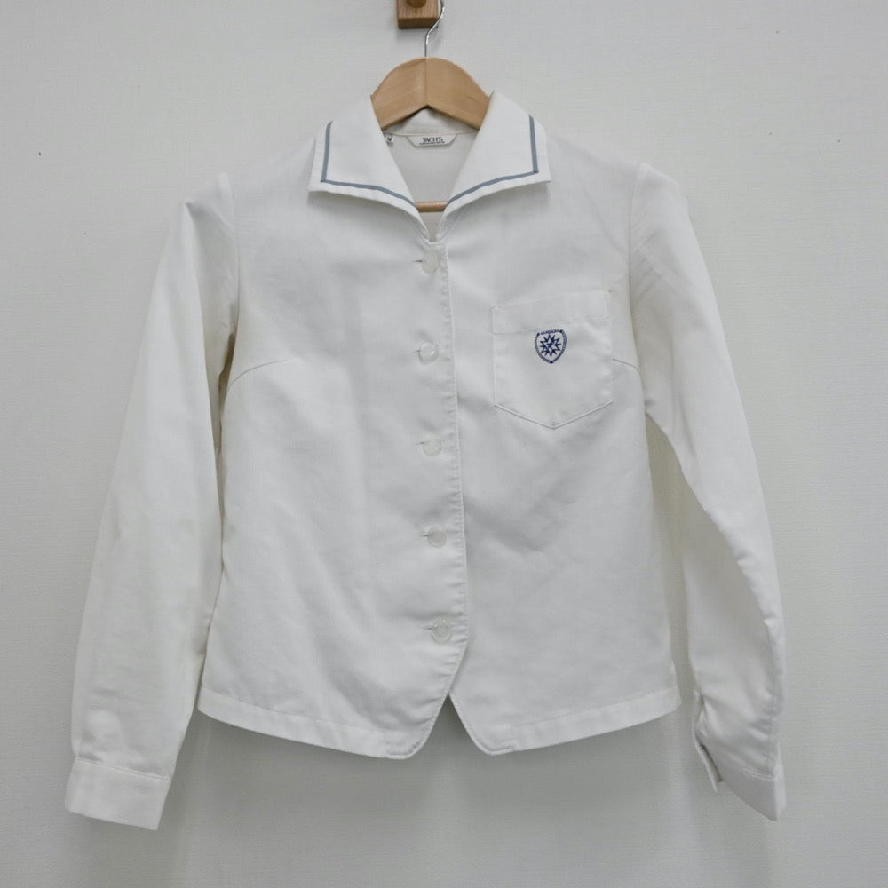 【中古】山口県 山口県立光丘高等学校 女子制服 2点（シャツ・スカート）sf004682