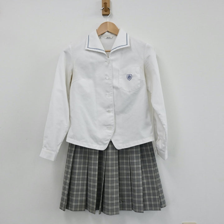 【中古制服】山口県 山口県立光丘高等学校 女子制服 2点（シャツ・スカート）sf004683【リサイクル学生服】 | 中古制服通販パレイド