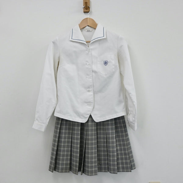 中古制服】山口県 山口県立光丘高等学校 女子制服 2点（シャツ・スカート）sf004683【リサイクル学生服】 | 中古制服通販パレイド