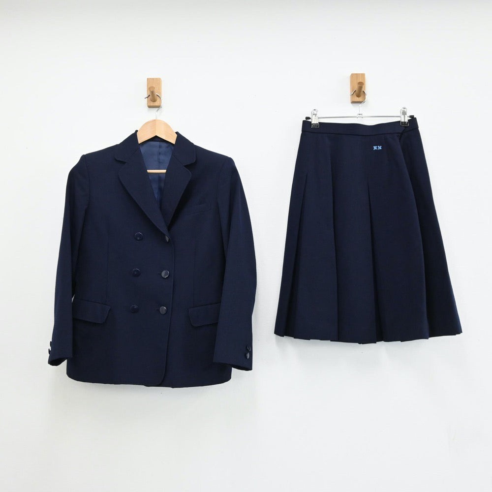 【中古】埼玉県 埼玉県立越谷北高校 女子制服 3点（ブレザー・スカート）sf004691