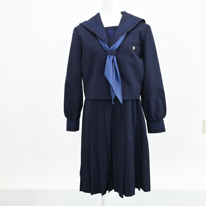 中古制服】千葉県 千葉県立柏南高校 女子制服 3点（セーラー服・ジャンパースカート）sf004699【リサイクル学生服】 | 中古制服通販パレイド