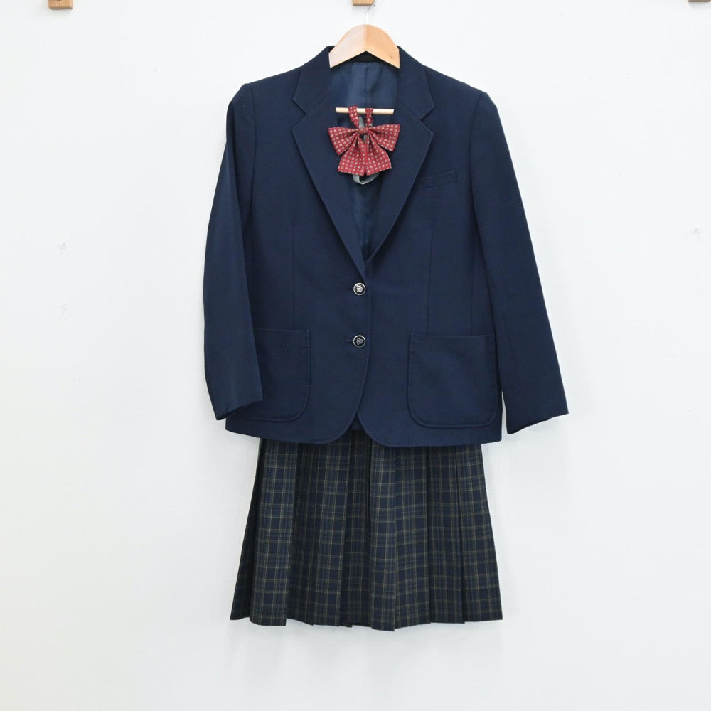 【中古】長野県 裾花中学校 女子制服 3点（ブレザー・スカート）sf004721