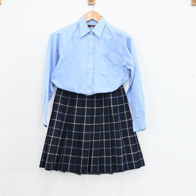 【中古】愛媛県 聖カタリナ女子高等学校 女子制服 4点（ブレザー・シャツ・スカート）sf004739