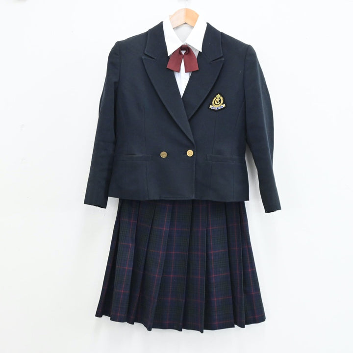 中古制服】福岡県 筑紫中央高等学校 女子制服 5点（ブレザー・シャツ・ベスト・スカート）sf004744【リサイクル学生服】 | 中古制服通販パレイド