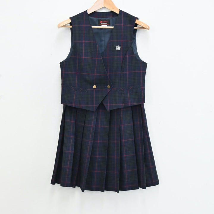 中古制服】福岡県 筑紫中央高等学校 女子制服 5点（ブレザー・シャツ・ベスト・スカート）sf004744【リサイクル学生服】 | 中古制服通販パレイド