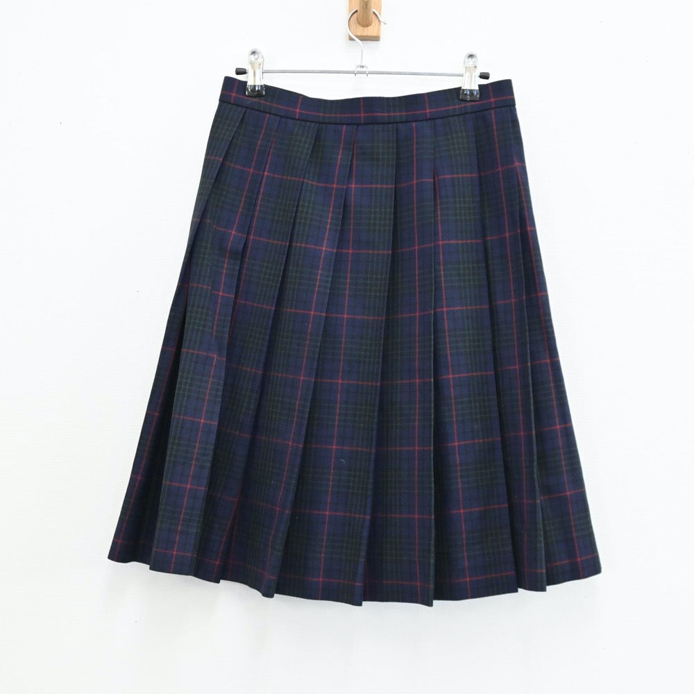 【中古】福岡県 筑紫中央高等学校 女子制服 5点（ブレザー・シャツ・ベスト・スカート）sf004744