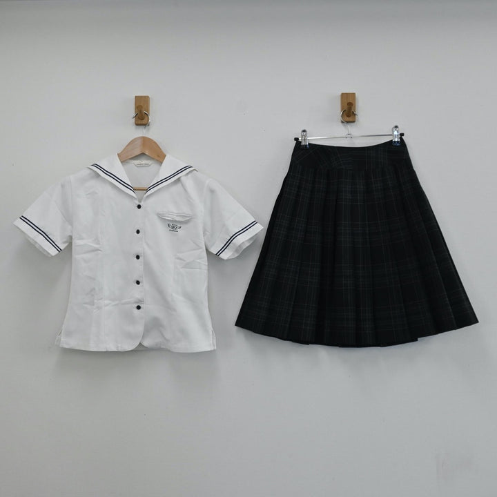 中古制服】愛媛県 聖カタリナ女子高等学校 女子制服 3点（セーラー服・ニットベスト・スカート）sf004745【リサイクル学生服】 | 中古制服 通販パレイド