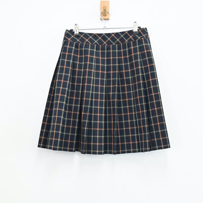 【中古】群馬県 桐生第一高等学校 女子制服 2点（ニットベスト・スカート）sf004752