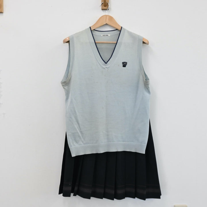 中古制服】北海道 札幌市立北白石中学校 女子制服 4点（ブレザー