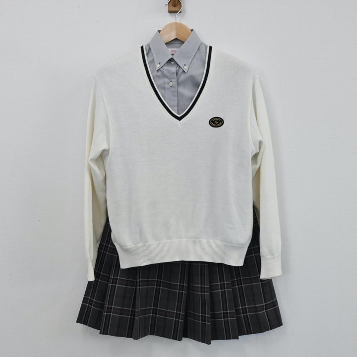 【中古制服】神奈川県 光明学園相模原高等学校 女子制服 6点（ブレザー・シャツ・ニット・スカート）sf004787【リサイクル学生服】 |  中古制服通販パレイド