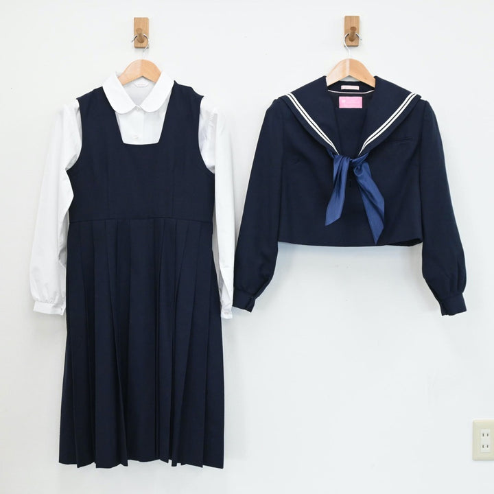 【中古制服】福岡県 席田中学校 女子制服 5点（セーラー服・シャツ・シャツ・ジャンパースカート）sf004835【リサイクル学生服】 |  中古制服通販パレイド