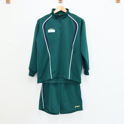 【中古】長野県 屋代高等学校・附属中学校 女子制服 2点（ジャージ 上・体操服 下）sf004904