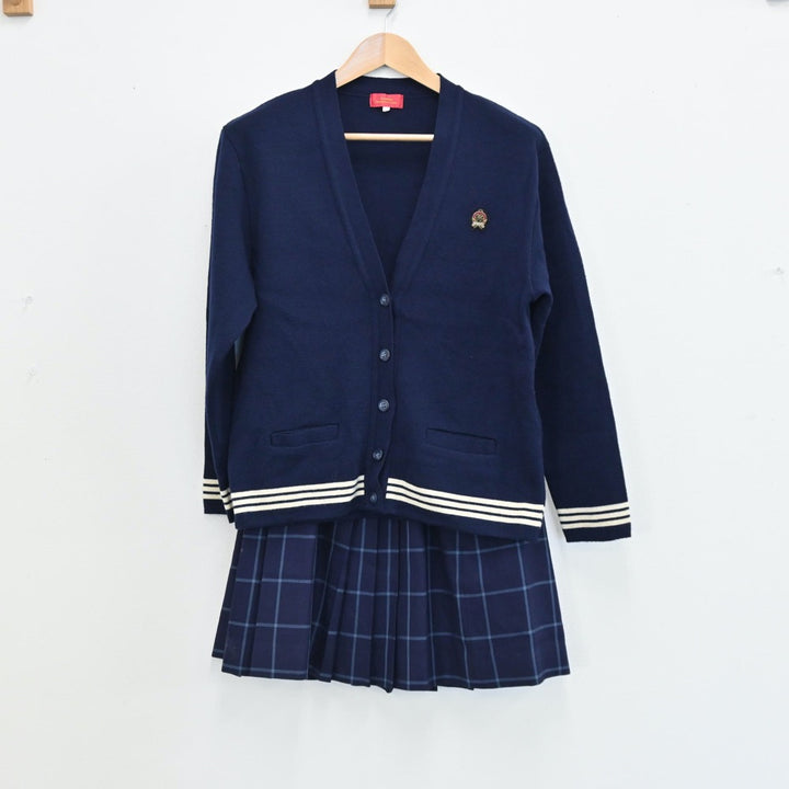 【中古制服】岐阜県 富田高等学校 女子制服 6点（ブレザー・ニット・ニット・スカート）sf004914【リサイクル学生服】 | 中古制服通販パレイド