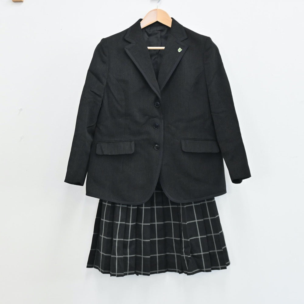 【中古】東京都 嘉悦学園かえつ有明中学・高等学校 女子制服 4点（ブレザー・ニット・スカート）sf004924