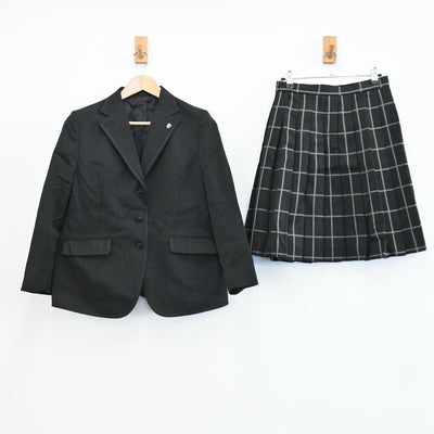 【中古】東京都 嘉悦学園かえつ有明中学・高等学校 女子制服 4点（ブレザー・ニット・スカート）sf004924