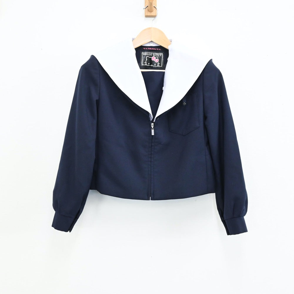 【中古】愛知県 名塚中学校 女子制服 3点（セーラー服・スカート）sf004942