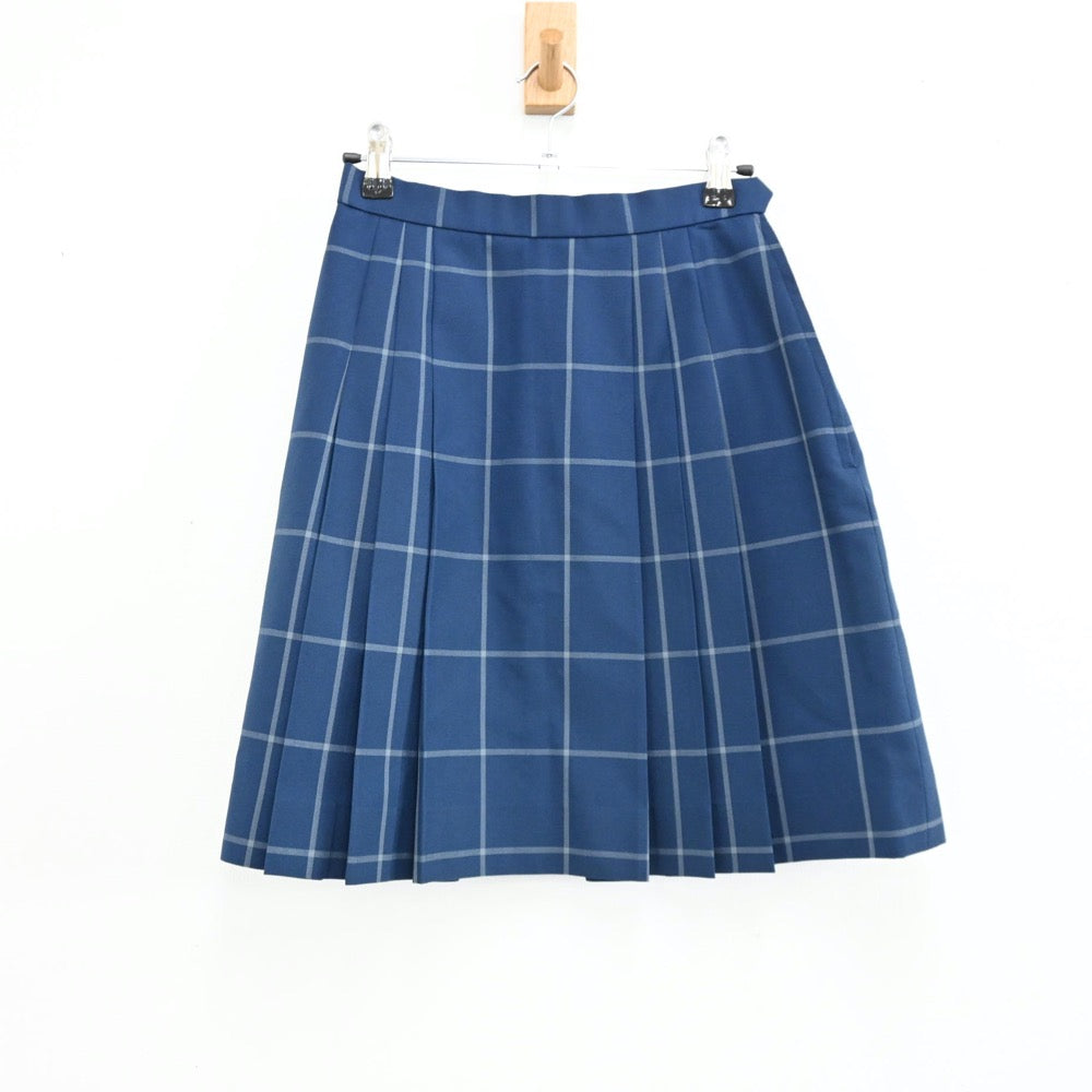 【中古】山形県 羽黒高等学校 女子制服 3点（シャツ・スカート）sf004950