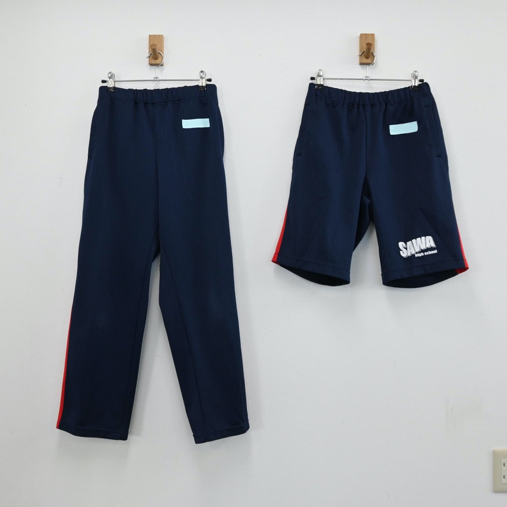 中古制服】茨城県 佐和高校 女子制服 3点（ジャージ 上
