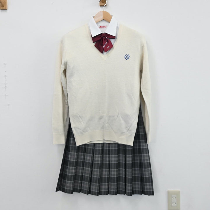 【中古制服】大阪府 常翔啓光学園高等学校 女子制服 6点（ブレザー・シャツ・ニット・スカート）sf004980【リサイクル学生服】 | 中古制服 通販パレイド