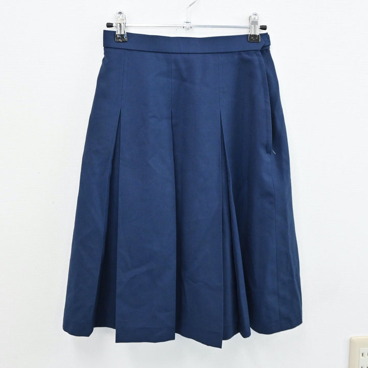 【中古】岐阜県 青山中学校 女子制服 4点（ブレザー・スカート）sf004990