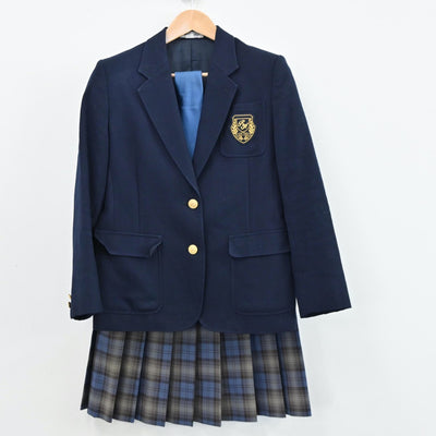 【中古】東京都 立正大学付属高等学校 女子制服 4点（ブレザー・スカート・スカート）sf005007