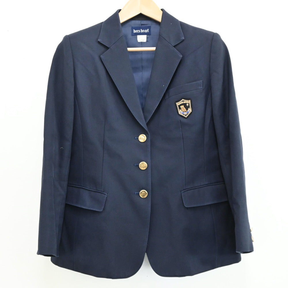 【中古】長野県 長野商業高等学校 女子制服 3点（ブレザー・スカート）sf005016