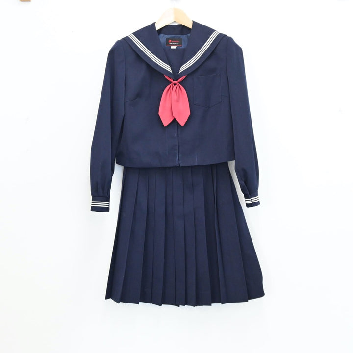 【中古制服】青森県 横浜町立横浜中学校 女子制服 4点（セーラー服・セーラー服・スカート）sf005048【リサイクル学生服】 | 中古制服通販パレイド