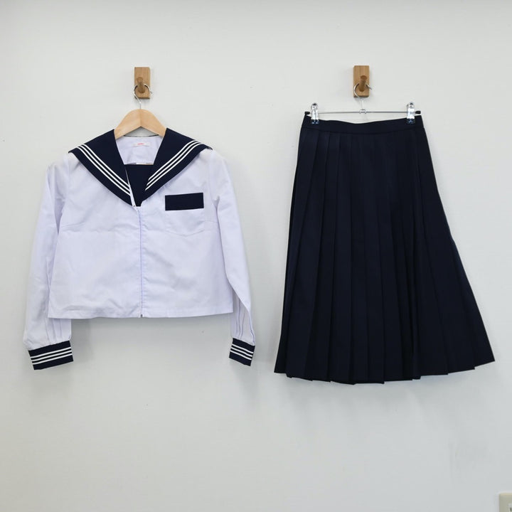 【中古制服】青森県 横浜町立横浜中学校 女子制服 4点（セーラー服・セーラー服・スカート）sf005048【リサイクル学生服】 | 中古制服通販パレイド