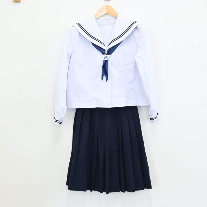 中古制服】石川県 白山市立松任中学校 女子制服 4点（セーラー服・スカート）sf005058【リサイクル学生服】 | 中古制服通販パレイド