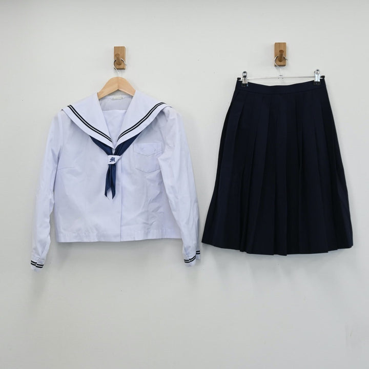 【中古制服】石川県 白山市立松任中学校 女子制服 4点（セーラー服・スカート）sf005058【リサイクル学生服】 | 中古制服通販パレイド