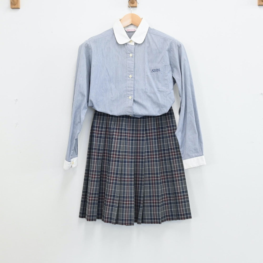 中古制服】奈良県 奈良県立西和清陵高等学校 女子制服 6点（ブレザー・ニット・シャツ・スカート）sf005070【リサイクル学生服】 | 中古制服 通販パレイド