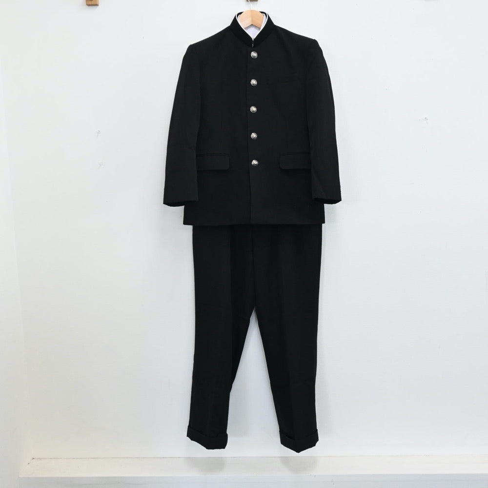 【中古】千葉県 船橋市立湊中学校 男子制服 3点（学ラン・シャツ・ズボン）sf005080