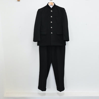 【中古】千葉県 船橋市立湊中学校 男子制服 3点（学ラン・シャツ・ズボン）sf005080