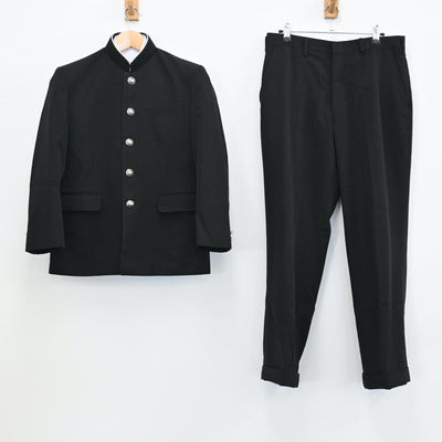 【中古】千葉県 船橋市立湊中学校 男子制服 3点（学ラン・シャツ・ズボン）sf005080