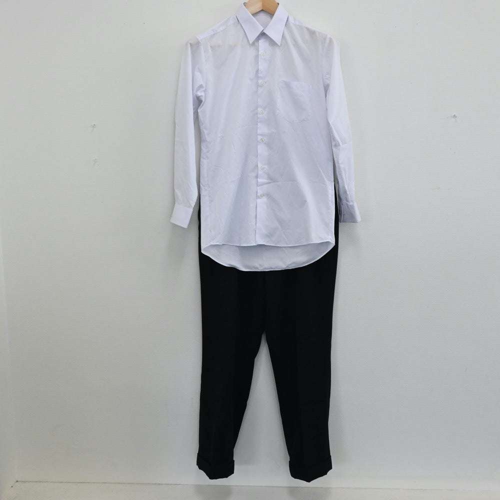 【中古】千葉県 船橋市立湊中学校 男子制服 3点（学ラン・シャツ・ズボン）sf005080