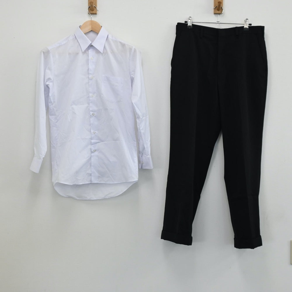 【中古】千葉県 船橋市立湊中学校 男子制服 3点（学ラン・シャツ・ズボン）sf005080