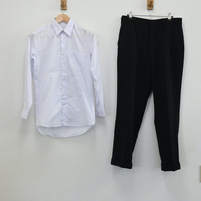 【中古】千葉県 船橋市立湊中学校 男子制服 3点（学ラン・シャツ・ズボン）sf005080