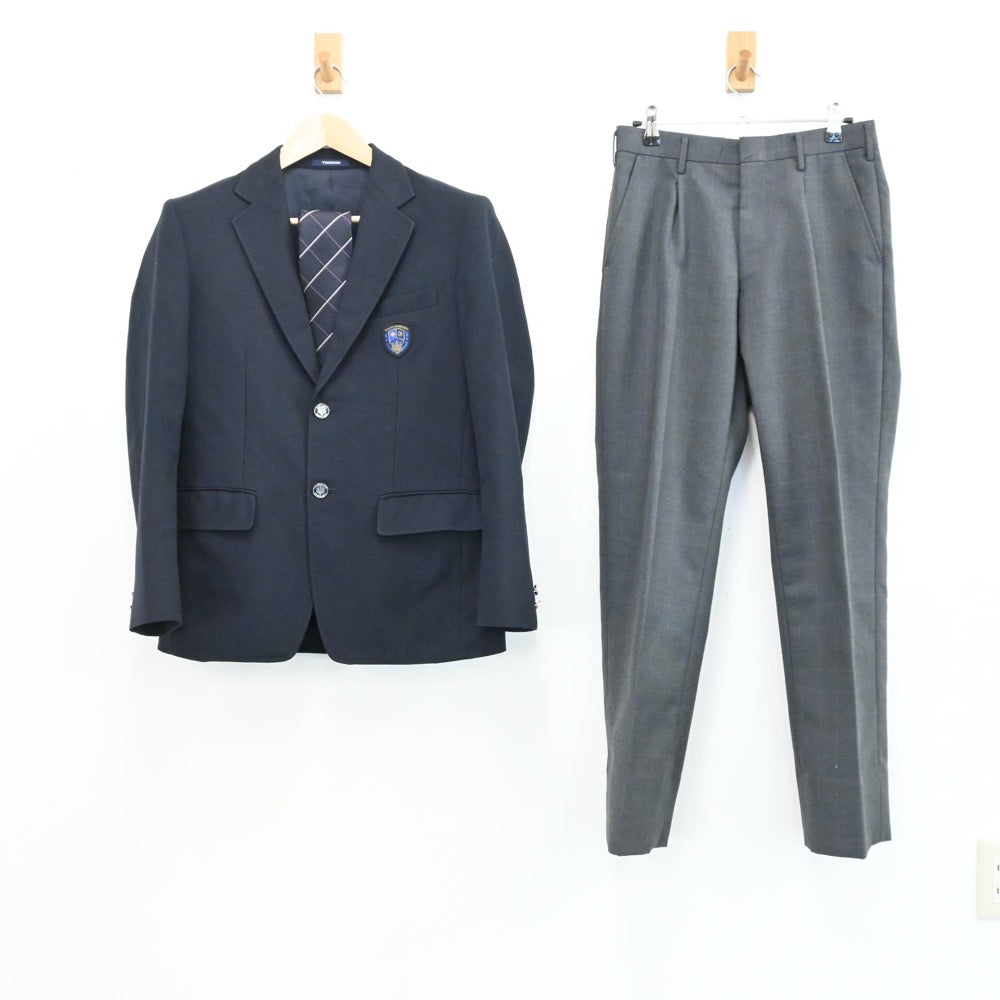 中古制服】神奈川県 桐蔭学園高等学校 男子制服 4点（ブレザー
