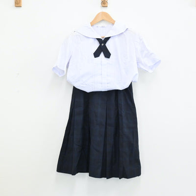 【中古】神奈川県 東海大学付属相模高等学校 女子制服 7点（ベスト・シャツ・スカート）sf005096