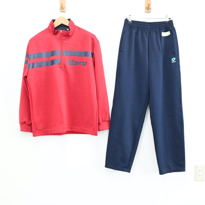 中古制服】兵庫県 西宮香風高校 男子制服 4点（体操服 上・ジャージ 上